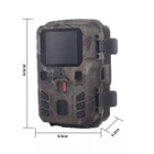 Миниатюрная фотоловушка охотничья камера Suntek Mini 301 16 МП 1080P - изображение 2