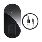 Зарядне бездротове подвійне BASEUS Simple 2in1 Wireless Charger Pro Edition для iPhone + Pod (WXJK-C01)