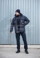 Куртка тактическая FCTdesign зимняя Патрол Софтшелл 52-54 синяя - изображение 2