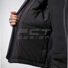 Куртка тактична FCTdesign зимня Патрол Софтшелл 56-58 чорна - зображення 8