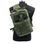 Рюкзак сумка тактическая военная штурмовая 20 л олива HumterArmor - изображение 3