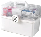 Аптечка-органайзер для лекарств MVM PC-16 размер M пластиковая Белая (PC-16 M WHITE) - изображение 2