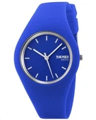Женские часы Skmei 9068 Rubber темно синие