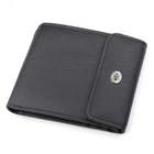Гаманець з натуральної шкіри ST Leather (ST155) 98387 Чорний