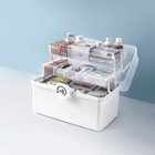 Аптечка-органайзер для лекарств MVM PC-16 размер M пластиковая Белая (PC-16 M WHITE) - изображение 3