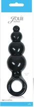 Анальная пробка Jolie Ripples Jelly Anal Plug Large цвет черный (15764005000000000) - изображение 1