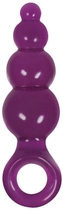 Анальна пробка Jolie Ripples Jelly Anal Plug Mini колір фіолетовий (15763017000000000) - зображення 2
