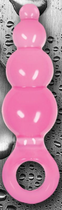 Анальна пробка Jolie Ripples Jelly Anal Plug Small колір рожевий (15713016000000000) - зображення 3