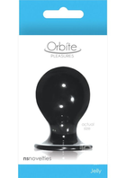 Анальна пробка Orbite Pleasures Medium, 6 см колір чорний (11846005 млрд) - зображення 2