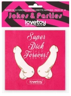 Салфетки Lovetoy Super Dick Forever Bachelorette Paper Napkins, 10 шт (22234000000000000) - изображение 8