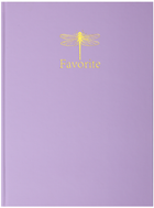 Книга канцелярська Buromax Favourite Pastel A4 у клітинку 96 аркушів Бузкова (BM.2400-426)