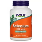 Натуральные добавки и экстракты NOW Foods SELENIUM 200 мкг 90 вег капсул