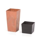 Горшок для цветов Urbi Square Beton Effect 17см Терра мраморный (DURS170E-R624)