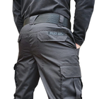 Брюки тактические Armoline POLICE BLACK. XXXL - изображение 4