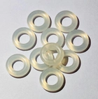 Уплотнительное кольцо прокладка O-Ring 3.68x1.78mm на шток заправочного пейнтбольного клапана (набор 10 штук) Primo прозрачный - изображение 2