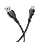 Кабель USB BOROFONE BX51 Triumph Micro USB (2.4 A) (1M) Чорний