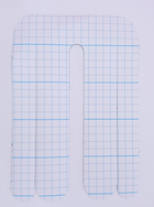 Тейпы для спины Pre-cut, для поясницы, кинезио пластырь для спины (упаковка 2 шт), голубой - изображение 3