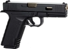 Пистолет пневматический SAS G17 Blowback Black - изображение 3