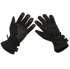 Тактические перчатки MFH Softshell с частичным усилением черные р-р L (15780A_L) - изображение 1