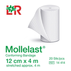 Бинт фіксуючий Mollelast® 12 см х 4 м - зображення 3