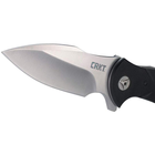 Ежедневный EDC нож CRKT Terrestrial 3.36 inch Plain Edge Black Handle 5370C - изображение 3