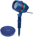 Лазерный новогодний проектор для дома Star Shower Motion Laser Light 12 программ Синий