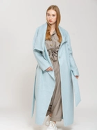 Пальто осіннє довге жіноче Donna Bacconi 21-T-118-1 40 Синє (NS2000000573434) - зображення 5