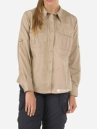 Рубашка тактическая 5.11 Tactical Women’s TaclitePro Long Sleeve Shirt 62070 XS TDU Khaki (2000980425754) - изображение 1