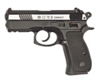 Пистолет пневматический ASG CZ 75D Compact Nickel BB кал. 4.5 мм - изображение 1