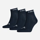 Набор носков HEAD Quarter 3P Unisex 761011001-321 35-38 р 3 пары Синий (8718824272641)