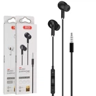 Наушники XO Music з мікрофоном 3.5mm для Samsung/Xiaomi/Huawei/Meizu black