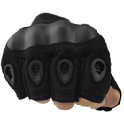 Мужские перчатки тактические Oakley беспалые черные размер М окружность ладони 19-21 см (EL-711-V ) - зображення 6