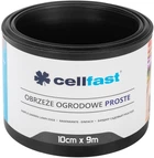 Газонный бордюр Cellfast прямой 10x900 см Черный (30-231H)
