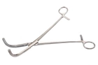 Затискач кровоспинний жорсткий для вагінальних операцій вигнутий, № 2, 233 мм SURGIWELOMED - зображення 1