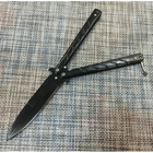 Складаний ніж з клинком BR Balisong Special Series B500R Антивідблиск 22,5см (BR000BAK50X3) - зображення 1