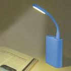 Портативный гибкий usb светильник LED Light голубая