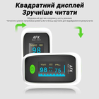 Пульсоксиметр Optima AFK-YK011 White 4 точки + батарейки в комплекті - зображення 5