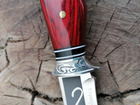 Охотничий нож Красная пантера Нож для охоты и рыбалки Подарок парню на праздник - изображение 3