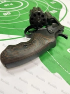 Револьвер під патрон Флобера Safari RF-431 cal. 4 мм, рукоять з масиву венге, покрита твердим масло-воском - зображення 1