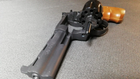 Револьвер под патрон Флобера Safari (Сафари) 441 М рукоять бук - зображення 6