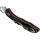 Нож Spyderco Delica 4 Lightweight Thin Red Line (C11FPSBKRD) - изображение 4