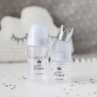Пляшка антиколікова з широким отвором 240 мл PP Easystart Royal baby синя 35/234_blu (2000904383382)