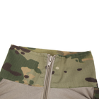 Тактическая рубашка Lesko A655 Camouflage XXL (38р) кофта с длинным рукавом камуфляж (K/OPT2-4256-12571) - изображение 3