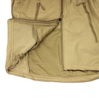 Тактическая куртка Soft Shell Lesko A001 Sand Khaki S армейская военная (K/OPT2-4255-27080) - изображение 5