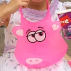 Слюнявчик з кишенею Kiddy Pink Piglet - FG12