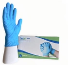 Перчатки нитриловые Care 365 Premium медицинские смотровые L голубые 100 шт/упаковка - изображение 1