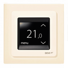 Терморегулятор DEVIreg Touch, сенсорный, 2" экран, 85 х 85мм, макс. 16A, слоновая кость (140F1078)