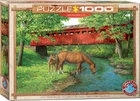 Пазл Eurographics Мост в лесу 1000 элементов (6000-0834) (628136608343)