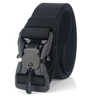 Ремень тактический мужской Tactical Belt 140х3,8 см Черный