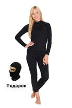 Комплект термобелья женский повседневный Rough Radical Black Iron чёрный XL